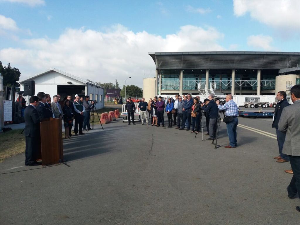 Camanchaca inauguró nueva infraestructura en aeropuerto de Concepción para exportar salmón fresco directo desde el Biobío