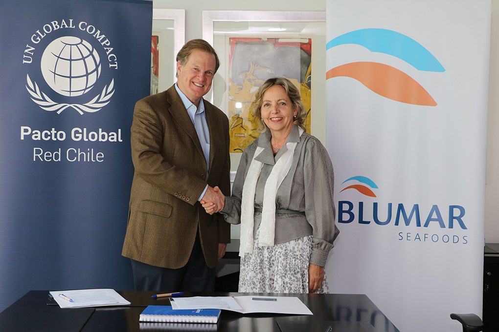 Blumar es la primera salmonera en adherir a la Red Pacto Global Chile
