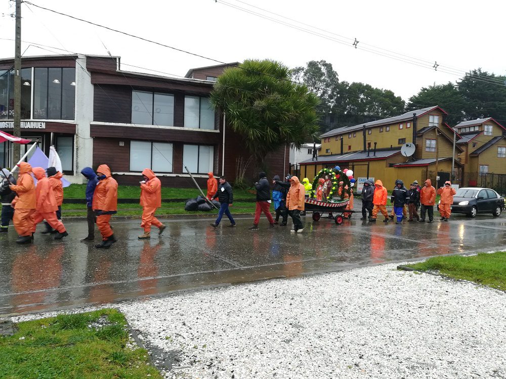 A pesar de la lluvia el sindicato de Fátima de Ancud celebró a San Pedro