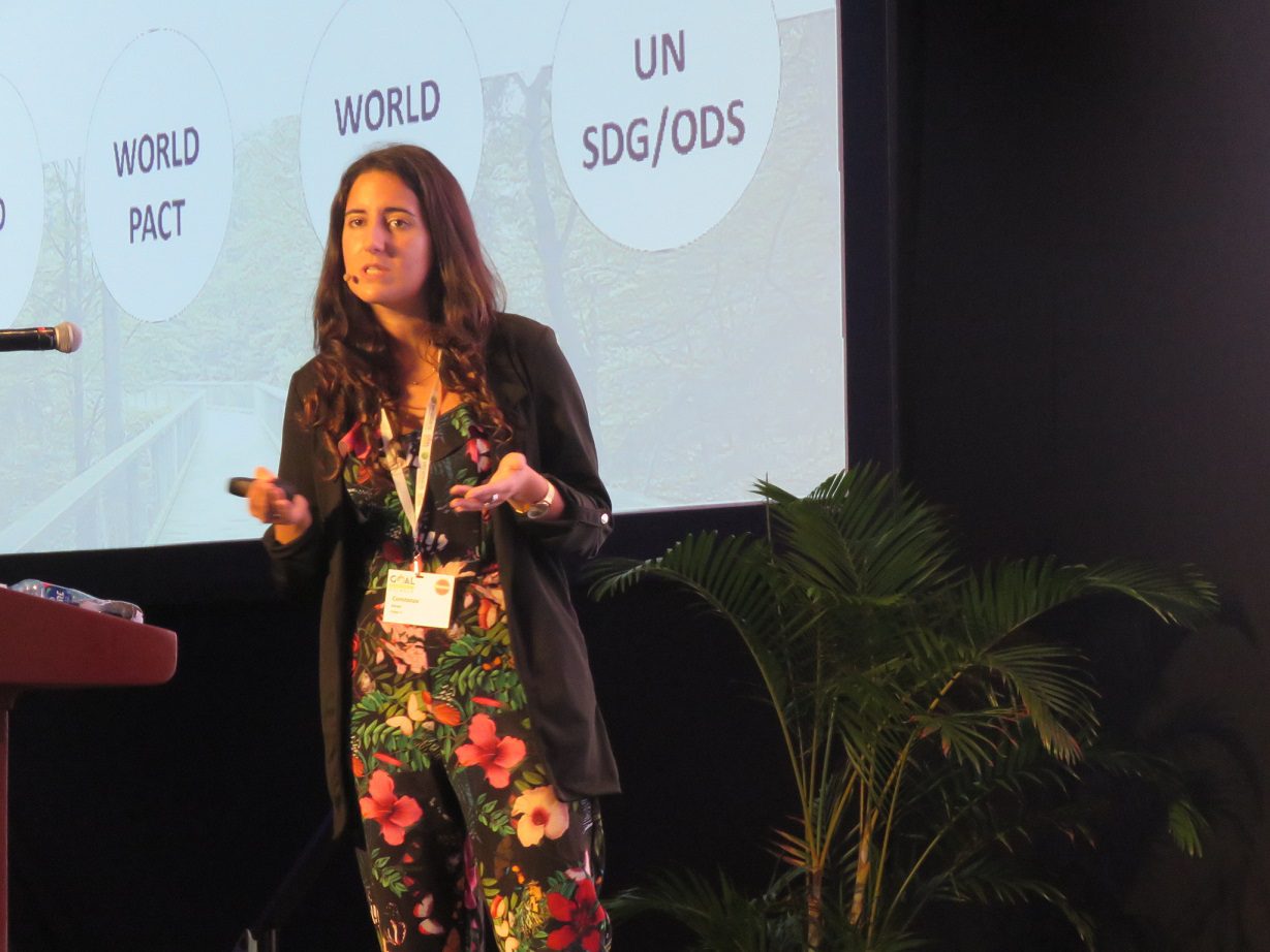Abogada chilena expuso sobre Responsabilidad Social Empresarial en Conferencia GOAL 2018