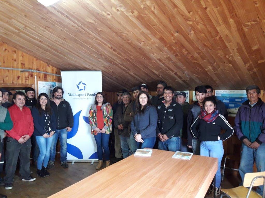 Multiexport Foods apoyó a pescadores artesanales de Chiloé a través de capacitación