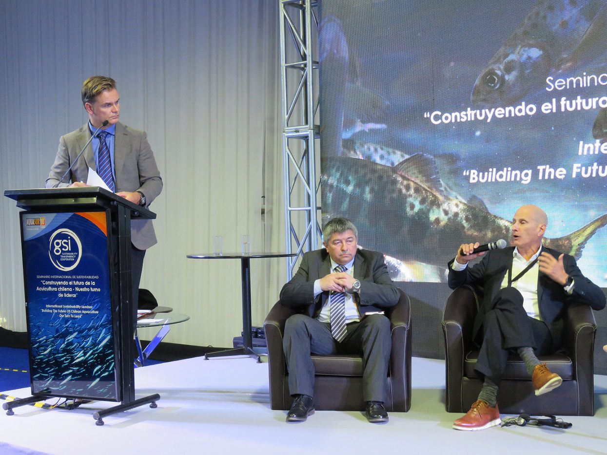 Sustentabilidad fue el eje central de seminario Global Salmon Initiative en AquaSur 2018