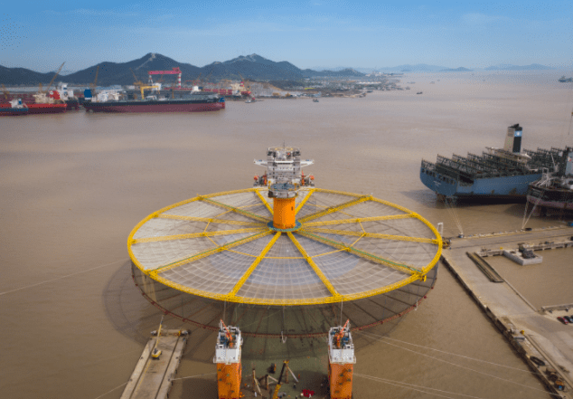 Fotos: Megaproyectos de acuicultura en alta mar en China en su fase final
