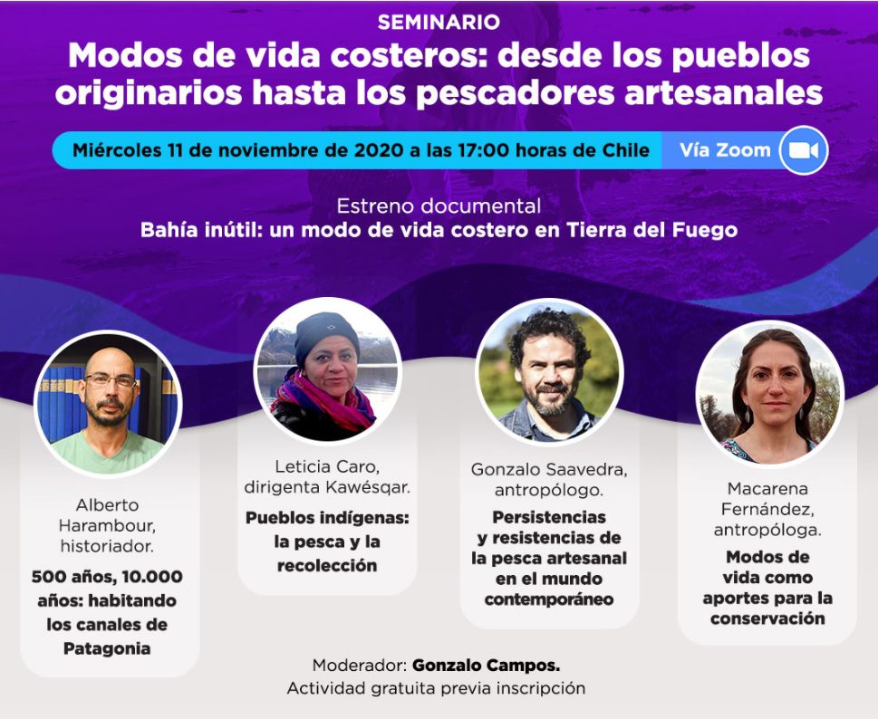 Seminario abordará la vulnerabilidad de los modos de vida costeros en Chile