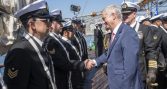 Presidente Kast despide a la Esmeralda previo a su 70° Crucero de Instrucción