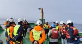 Seremi de Salud de Aysén visita operaciones de buceo de Multi X