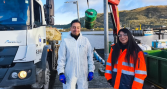 Se retiran cerca de 600 litros de aceite contaminado en Melinka