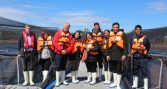 Autoridades de Los Lagos conocen operación salmonicultora de AquaChile
